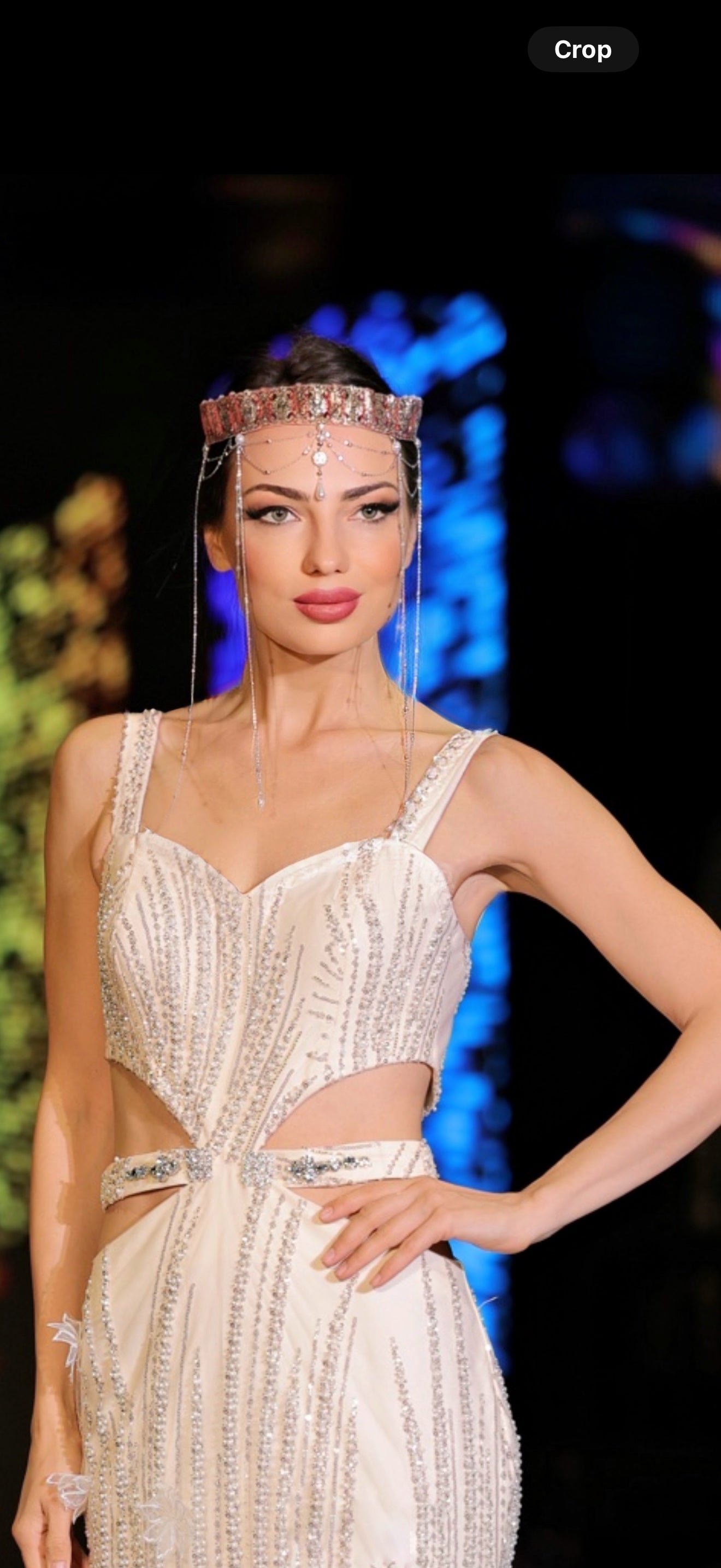 Elizabeth Crystal Headpiece – Marina Karelyan Couture (ELC Limited Edition)