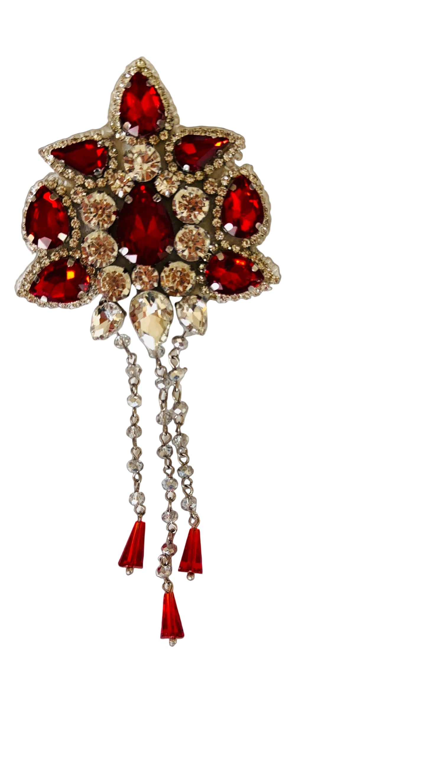 Elizabeth Royal Bloom Brooch &amp; Hairpiece – Marina Karelyan Couture (ELC Edition)