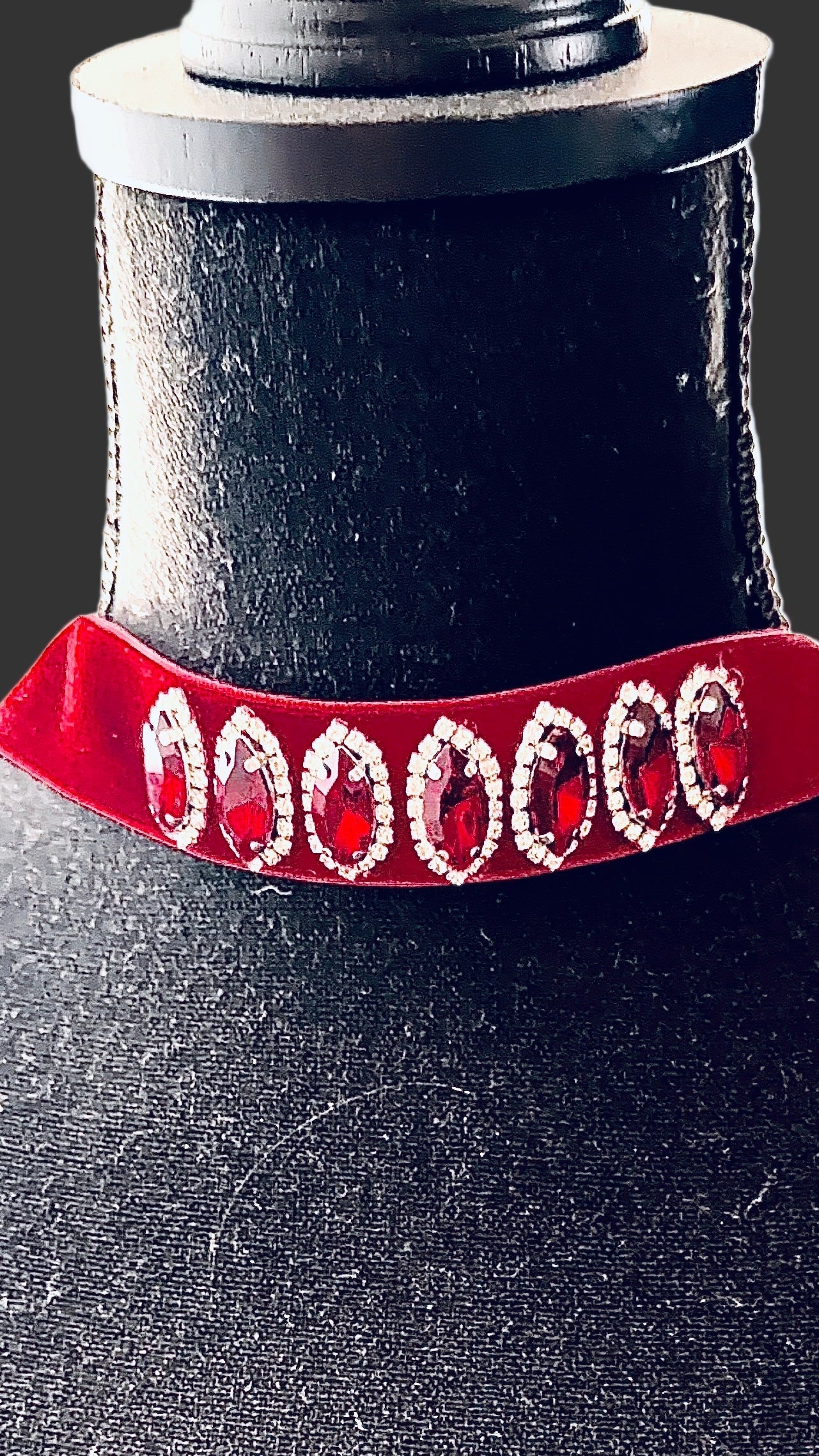 Elizabeth Red Crystal Crown Headband – Marina Karelyan Couture (ELC Edition)