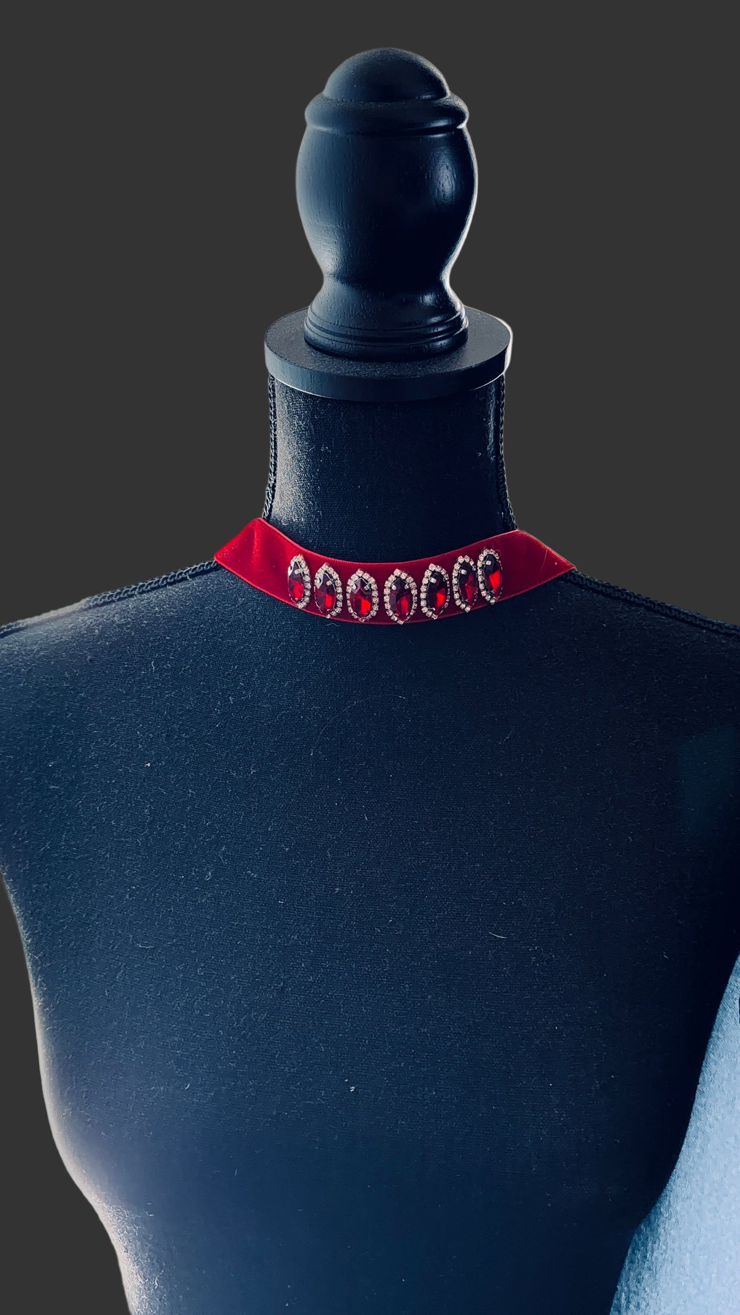 Elizabeth Red Crystal Crown Headband – Marina Karelyan Couture (ELC Edition)